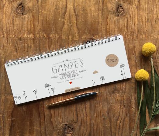 Tischkalender 2023 mit 2 Wochen Übersicht